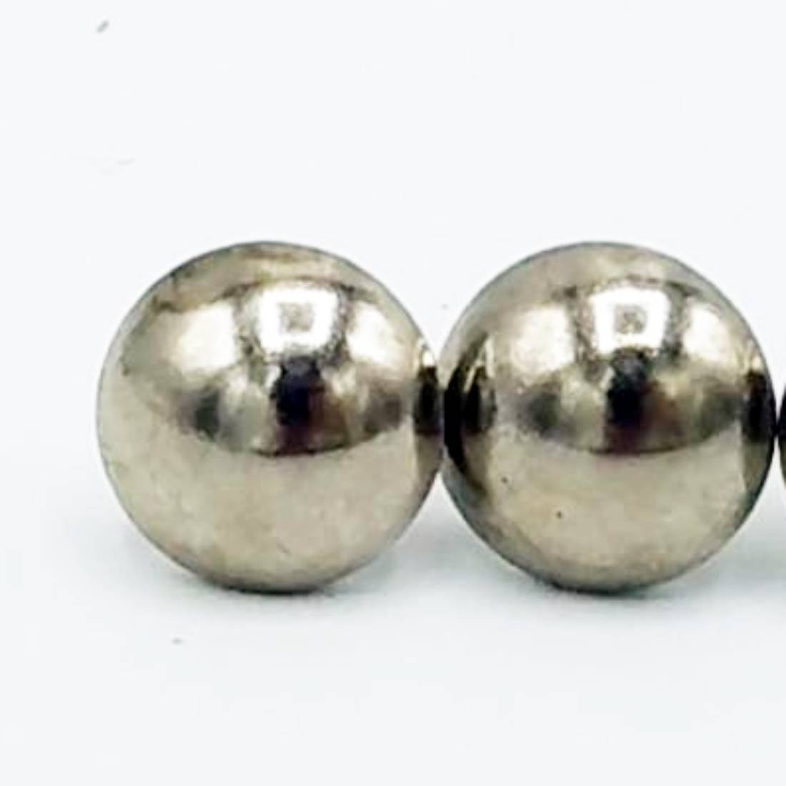 100 clous perle fer - Nickelé  - Ø11mm